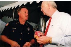 Police Chief Larry Wilson at Star Spangled Fourth celebration
