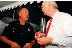 Police Chief Larry Wilson at Star Spangled Fourth celebration