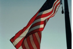 American flag on flagpole - Star Spangled Fourth 1998