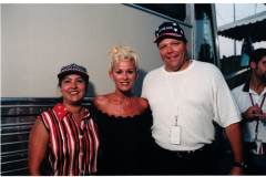 Star Spangled Fourth 1999 - L to R: Natalie Beach, Lorrie Morgan, Johnny Beach (Council)