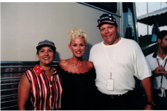 Star Spangled Fourth 1999 - L to R: Natalie Beach, Lorrie Morgan, Johnny Beach (Council)