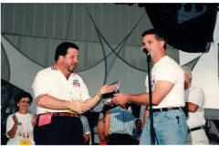 Star Spangled Fourth 1998 -  Jerry Reynolds of Prestige Ford on left foreground