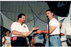 Star Spangled Fourth 1998 -  Jerry Reynolds of Prestige Ford on left foreground