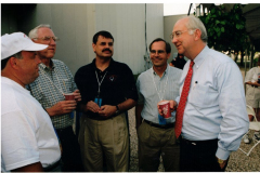 Star Spangled Fourth 1998: L to R: Bob Day, Charles Matthews, James Ratliff, ?, ?.