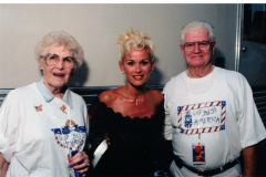 Star Spangled Fourth 1999 - L to R: Betty Spence, Lorrie Morgan, Mayor Jim Spence