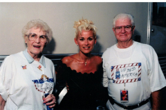 Star Spangled Fourth 1999 - L to R: Betty Spence, Lorrie Morgan, Mayor Jim Spence