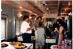 Star Spangled Fourth 1996 Locomotive Pennsylvania Railroad Dining Car