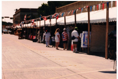Star Spangled Fourth 1996 - Booths in front of downtown buildings