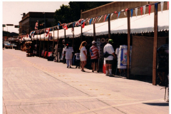 Star Spangled Fourth 1996 - Booths in front of downtown buildings