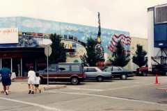 Star Spangled Fourth 1996 - Mural on side of Gosnell's, downtown square