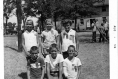 Children at Central Park - Community Center building in background August 1956