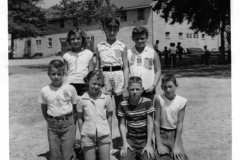 Children at Central Park - Community Center building in background August 1956