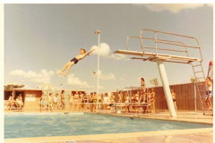 Swimming at the Holford Park public pool