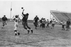 Football players at Williams Stadium, circa 1960's