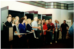 Plaza Theatre Ribbon Cutting September 2001