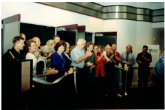 Plaza Theatre Ribbon Cutting September 2001
