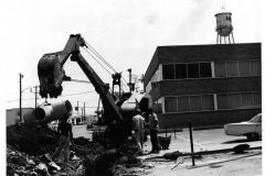 Municipal Building on right, Fifth St looking south at State Street August 9, 1963
