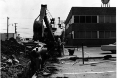 Municipal Building on right, Fifth St looking south at State Street August 9, 1963
