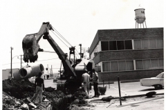 Municipal Building on right, Fifth St looking south at State Street August 9, 1963