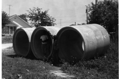 60 inch storm sewer Avenue D Cullum Construction Company