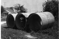 60 inch storm sewer Avenue D Cullum Construction Company