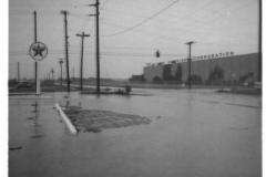 Pollack Container Corporation at Shiloh and Miller during flooding August 1961