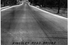 Kingsley Road Bridge 1961, before widening