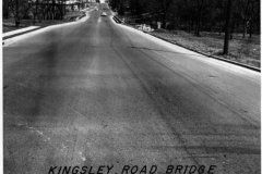 Kingsley Road Bridge 1961, before widening