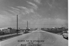 Fifth Street looking north at Walnut, Aug. 20, 1961.