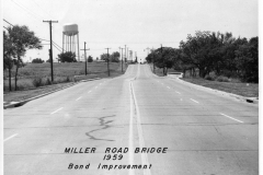 Miller Road Bridge in 1960 - 1959 Bond Improvement