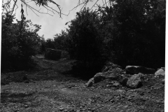 Clearing for 60 inch storm sewer Avenue D looking south - July 23, 1963