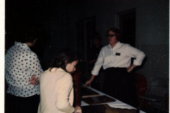 Craft-A-Rama at Granger Annex Building 1969 - Decoupage display - Paula Lile