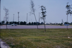 Bradfield Park, parking lot and trees April 1977