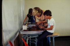 Holford Park pottery class for children June 1976