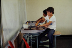 Holford Park pottery class for children June 1976