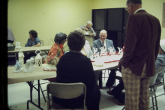 Bradfield Park - Ceramics show and tell - Reindeer, lamp and figurines, 1977