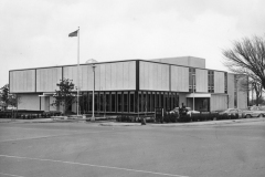 newly built City Hall at the the northeast corner of State Street and Fifth Street.