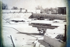 Possibly construction of Bradfield pool.