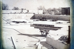 Possibly construction of Bradfield pool.