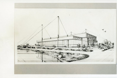 Proposed Civic Center Drawing 1974 Proposed Civic Center Drawing 1974 Proposed Civic Center Drawing 1974