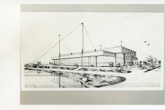 Proposed Civic Center Drawing 1974 Proposed Civic Center Drawing 1974 Proposed Civic Center Drawing 1974