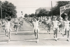 Probable photo of South Garland High School Drill Team during parade Proposed Civic Center Drawing 1974 Proposed Civic Center Drawing 1974