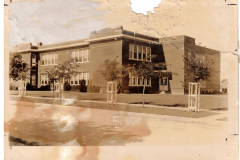 Early exterior view of Garland College