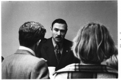 Inside the Garland Library in the 1970's