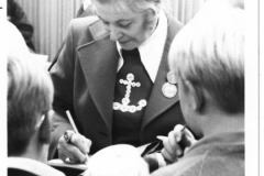 Inside the Garland Library in the 1970's
