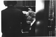 Inside the Garland Library in the 1970's