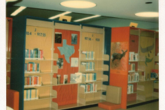 Inside the Garland Library in the 1970's