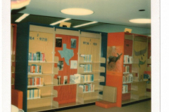 Inside the Garland Library in the 1970's