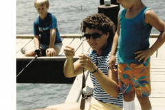 Family fishing at John Paul Jones Park