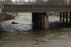 Duck Creek at Central Park During Heavy Rains